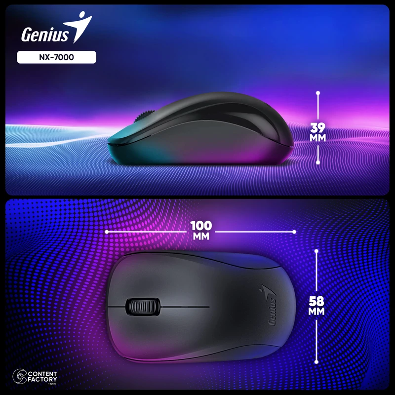 ماوس بی سیم جنیوس مدل NX-7000